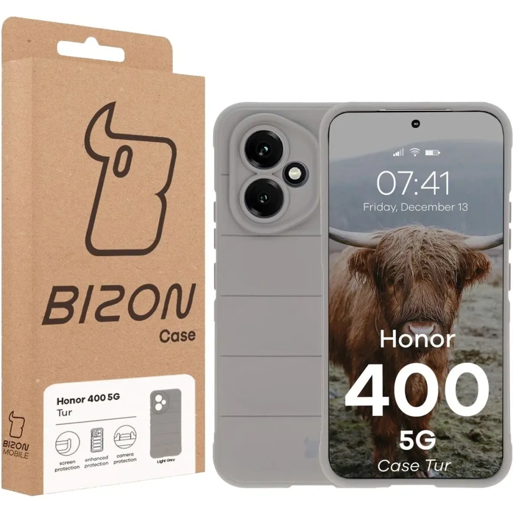 Hurtownia GSM - Pancerne etui Bizon Case Tur do Honor 400 5G jasnoszare - BIZ9721 - {ean13} - Hurt