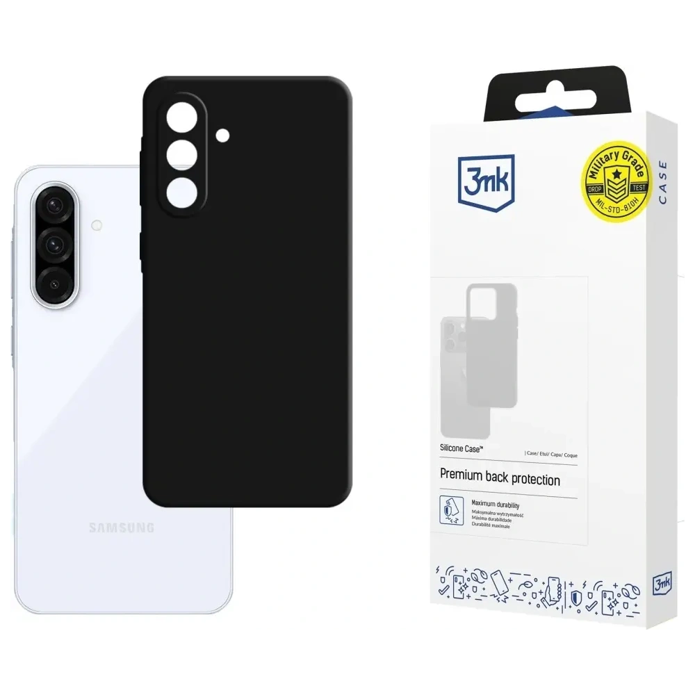 3MK silikonový obal Samsung Galaxy A36 černý