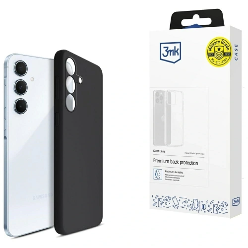 Etui 3MK Silicone Case do Samsung Galaxy A55 5G czarny