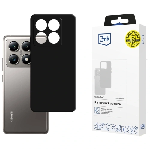 Etui 3MK Silicone Case do Xiaomi 14T Pro czarny