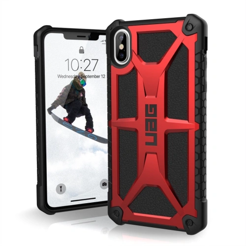 Etui UAG Urban Armor Gear Monarch Apple iPhone XS Max (czerwone)