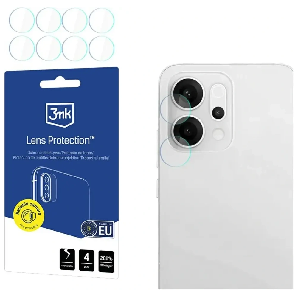 Hurtownia GSM - Ochrona na obiektyw aparatu 3MK Lens Protection do Oppo Reno 14 [4 PACK] - 3MK16745 - {ean13} - Hurt