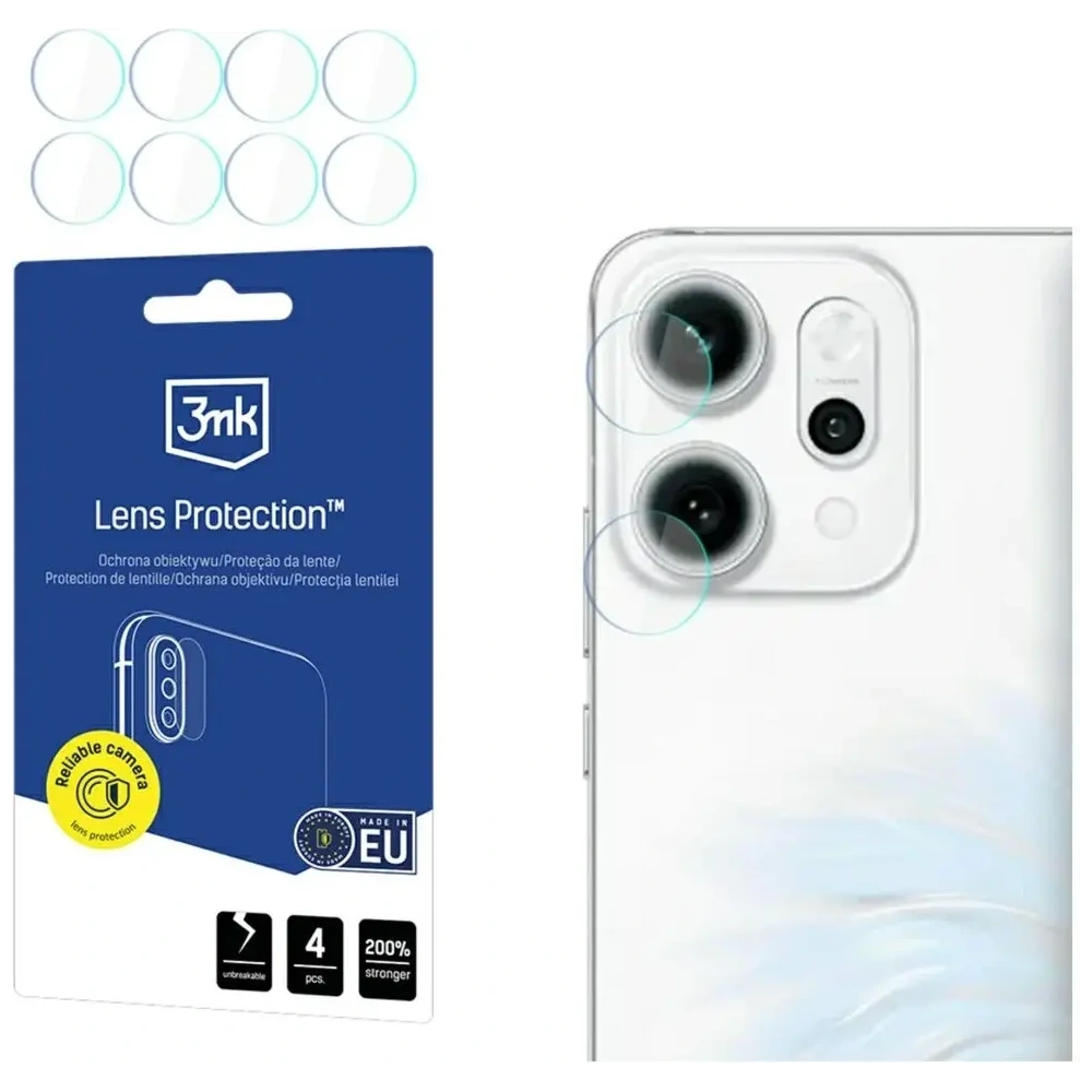 Hurtownia GSM - Ochrona na obiektyw aparatu 3MK Lens Protection do Oppo Reno 14 Pro [4 PACK] - 3MK16746 - {ean13} - Hurt