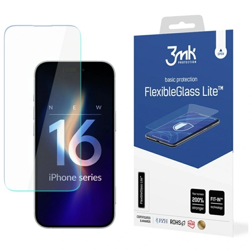 Szkło hybrydowe 3MK FlexibleGlass Lite do Apple iPhone 16 Pro Max