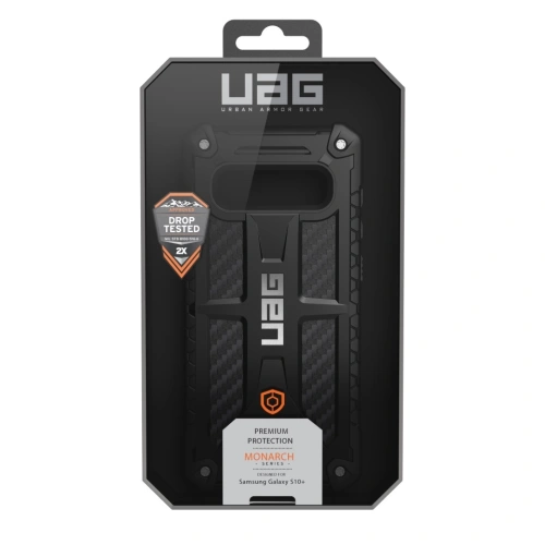 Etui UAG Urban Armor Gear Monarch Samsung Galaxy S10+ Plus (carbon fiber)