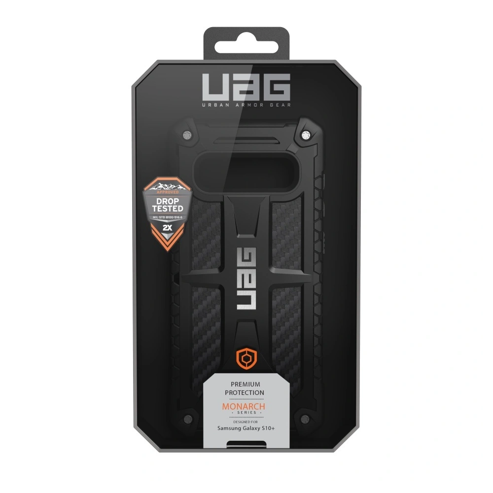 Hurtownia GSM - Etui UAG Urban Armor Gear Monarch Samsung Galaxy S10+ Plus (Kohlenstofffaser) - UAG221CARB - {ean13} - Hurt