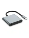 Hurtownia GSM - Tech-Protect HB08 HUB 4in1 USB-C, USB-A 2.0, 2xHDMI 4K 60Hz Gri Spațial - THP4275 - {ean13} - Hurt