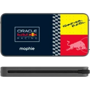 Hurtownia GSM - Mophie Powerstation Plus 10K Red Bull Racing 10000mAh Power Bank beépített USB-C és Lightning kábellel - MPH74 - {ean13} - Hurt