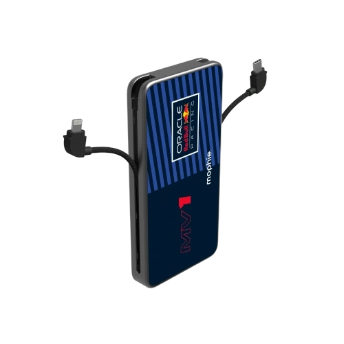 Powerbank Mophie Powerstation Plus 10K Red Bull Racing MV1 10000mAh z wbudowanym kablem USB-C oraz Lightning