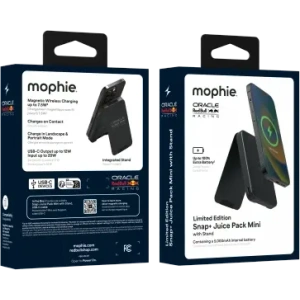 Wholesale Mophie Snap+ Powerstation Mini Stand Red Bull Racing 5000mAh Magnetic Power Bank with stand - MPH76 - {ean13} - Hurt