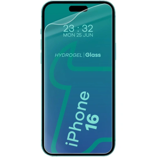 Folia hydrożelowa na ekran Bizon Glass Hydrogel Front do Apple iPhone 15 / 15 Pro / 16  [2 PACK]