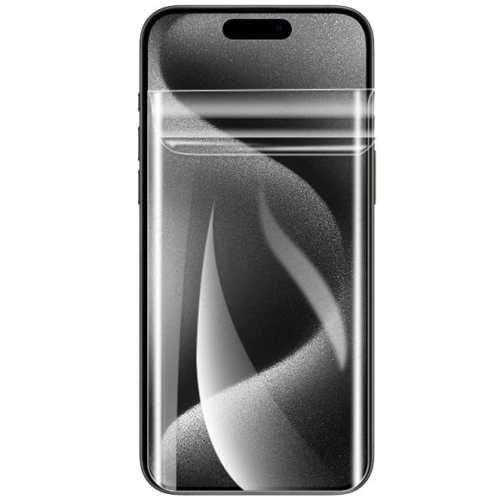 Folia hydrożelowa na ekran Bizon Glass Hydrogel Front do Apple iPhone 15 / 15 Pro / 16  [2 PACK]