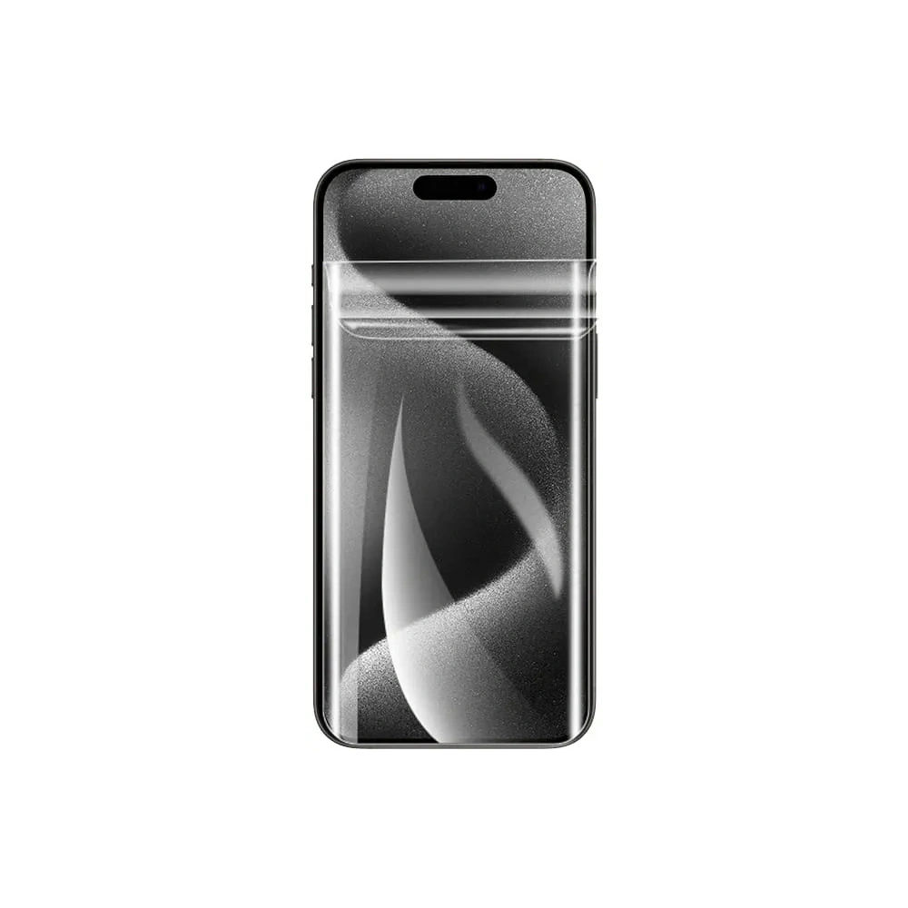 Folia hydrożelowa na ekran Bizon Glass Hydrogel Front do Apple iPhone 15 / 15 Pro / 16  [2 PACK]
