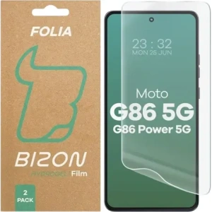 Bizon Glass Hydrogel Elülső Motorola Moto G86 5G / G86 Power 5G [2 CSOMAG]