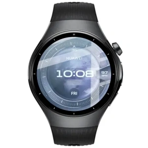 Szkło hybrydowe Bizon Glass Watch Edge Hybrid dla Huawei Watch 5 46mm czarne