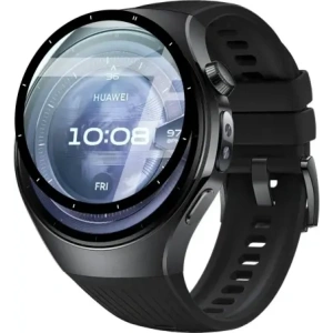 Szkło hybrydowe Bizon Glass Watch Edge Hybrid dla Huawei Watch 5 46mm czarne