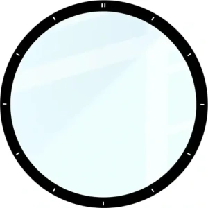 Szkło hybrydowe Bizon Glass Watch Edge Hybrid dla Huawei Watch 5 46mm czarne