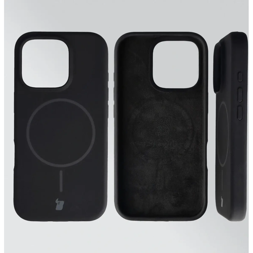 Bizon Soft Case Magnetic Apple iPhone 16 Pro schwarz