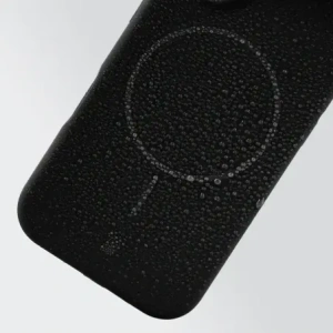 Silikonowe etui z pierścieniem magnetycznym Bizon Soft Case Magnetic do Apple iPhone 16 Pro czarne