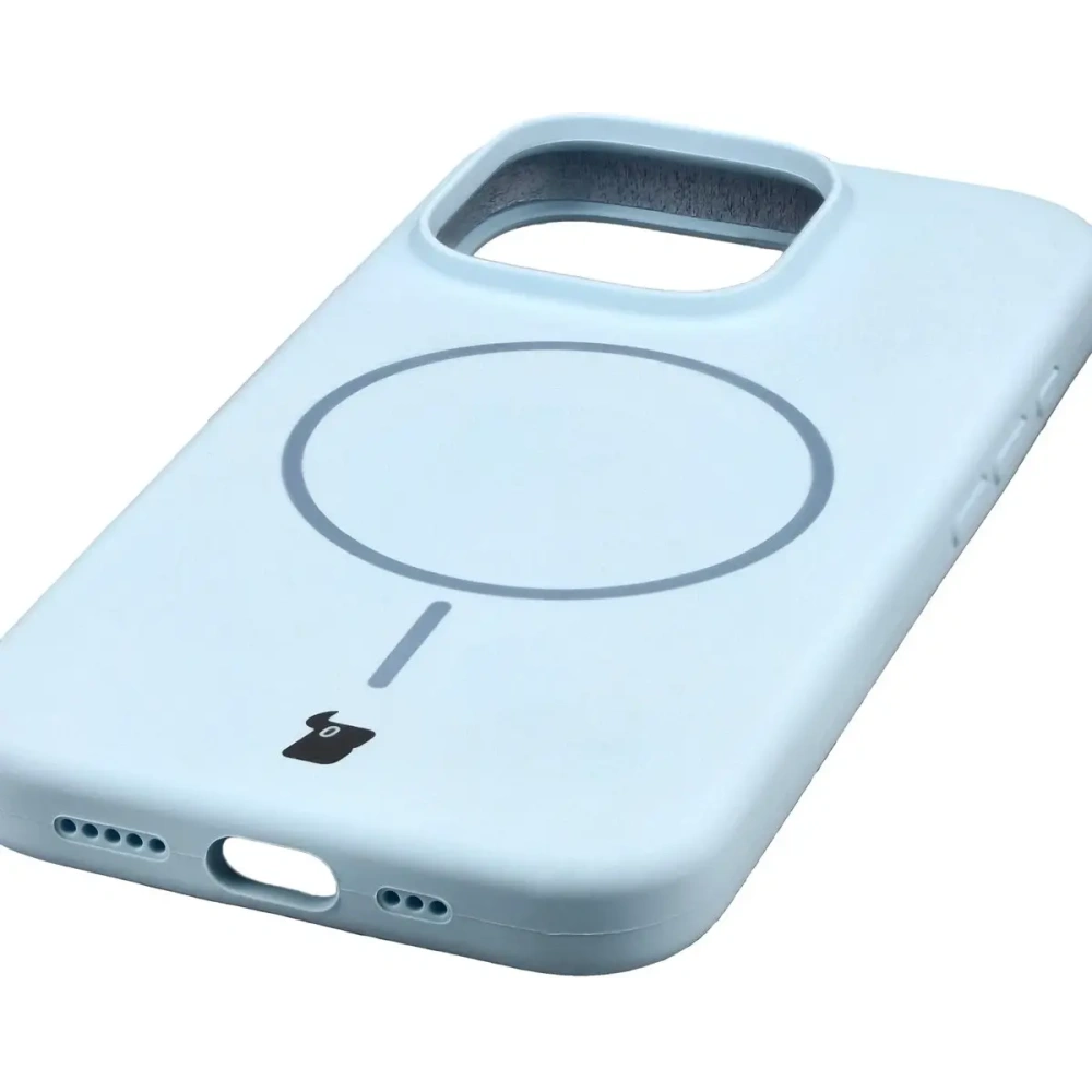 Bizon Soft Case Magnetisch für Apple iPhone 16 Pro blau