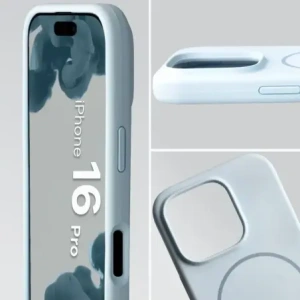 Bizon Soft Case Magnetic Apple iPhone 16 Pro modrý