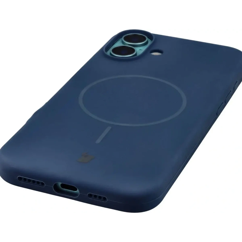 Bizon Soft Case Magnetic Apple iPhone 16 Plus námořnická modrá