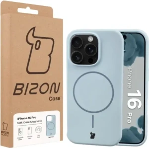 Bizon Soft Case Magnetic Apple iPhone 16 Pro modrý