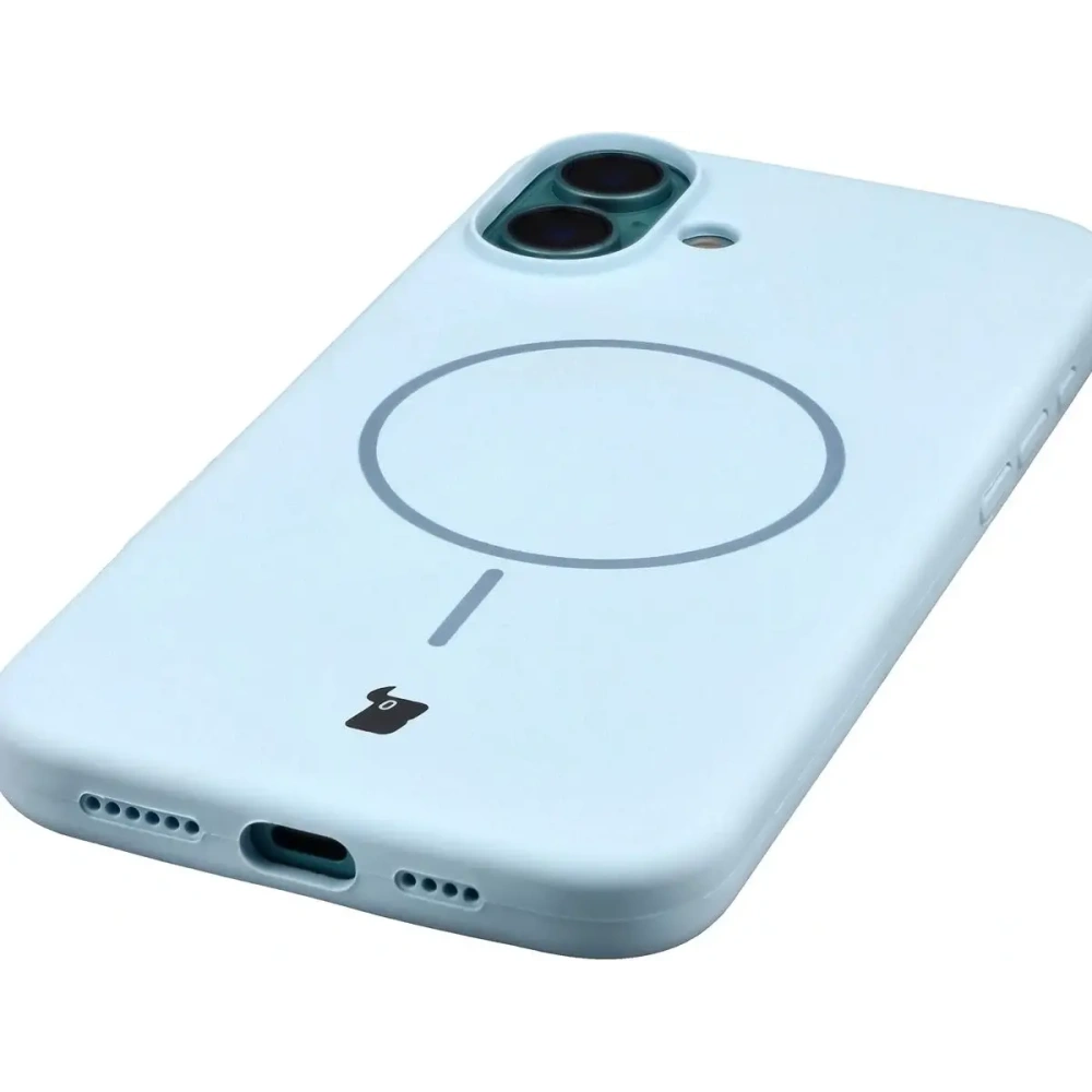Bizon Soft Case Magnetic Apple iPhone 16 Plus modrý