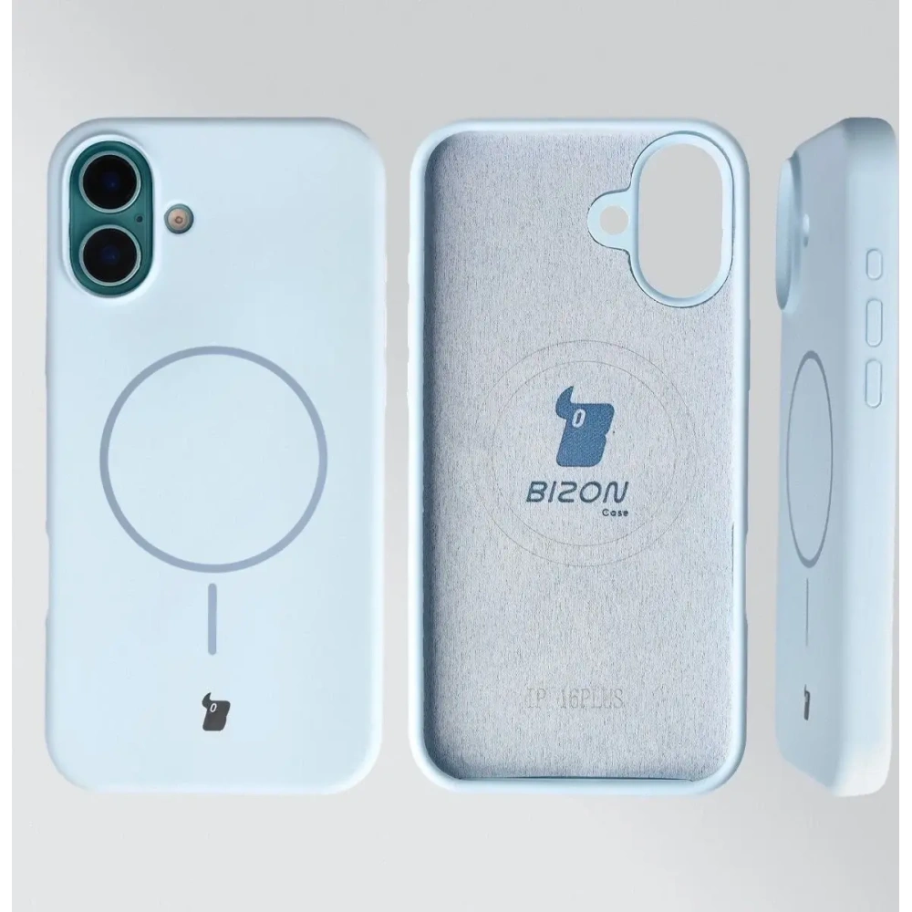 Bizon Soft Case Magnetic Apple iPhone 16 Plus modrý