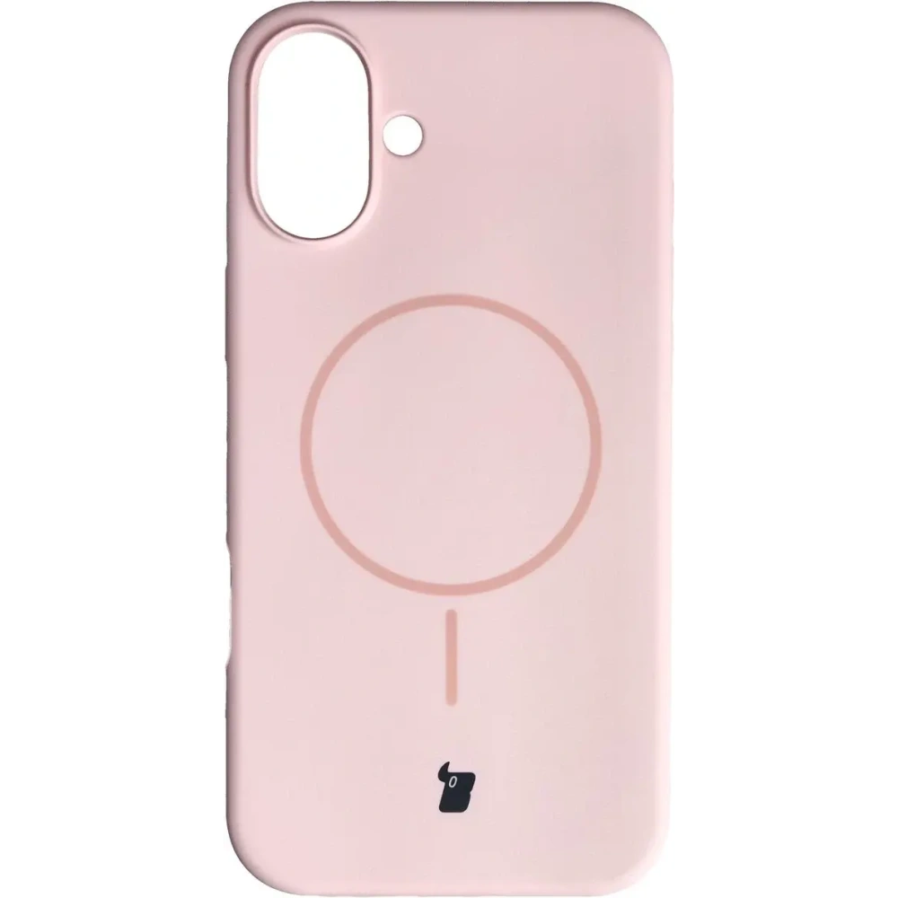 Bizon Soft Case Magnetic Apple iPhone 16 Plus světle růžový