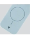 Silikonowe etui z pierścieniem magnetycznym Bizon Soft Case Magnetic do Apple iPhone 16 Plus błękitne