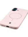 Bizon Soft Case Magnetic Apple iPhone 16 Plus světle růžový