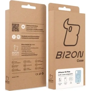 Bizon Soft Case Magnetic Apple iPhone 16 Plus modrý