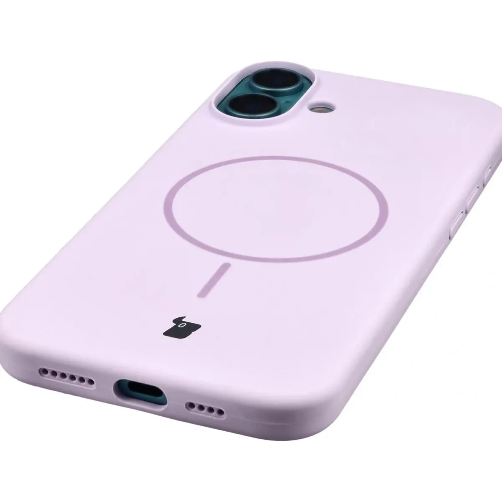 Bizon Soft Case Magnetic Apple iPhone 16 Plus světle fialový