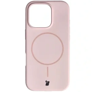 Bizon Soft Case Magnetic Apple iPhone 16 Pro světle růžový