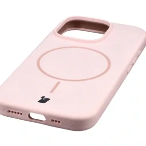 Bizon Soft Case Magnetic Apple iPhone 16 Pro světle růžový