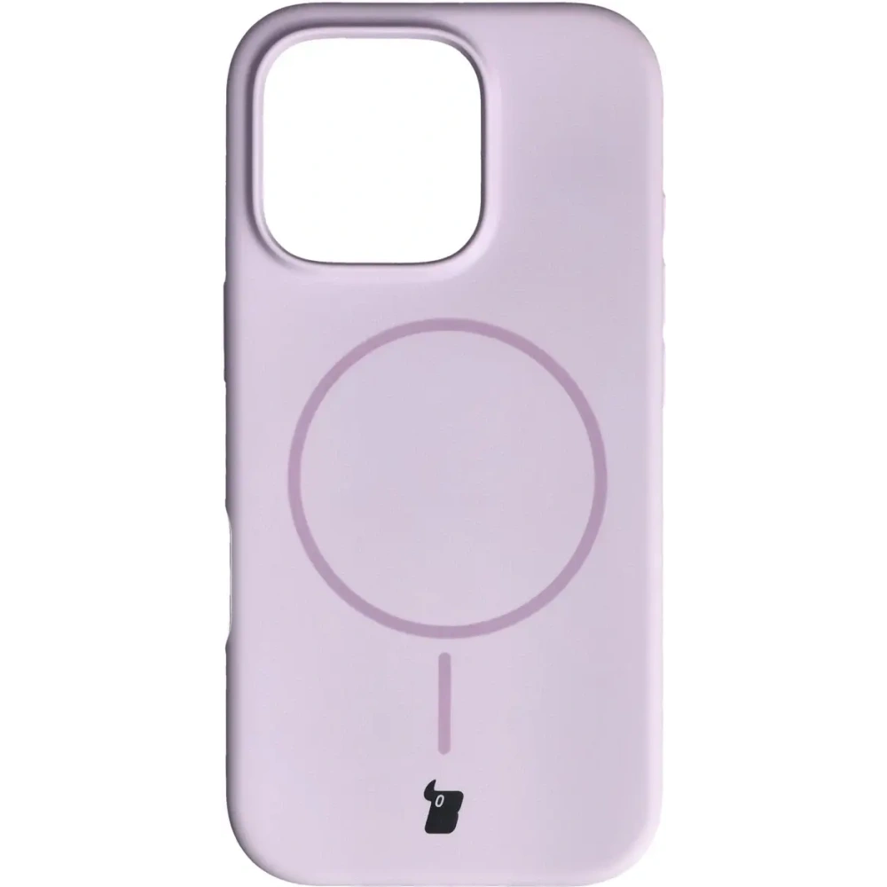 Bizon Soft Case Magnetisch für Apple iPhone 16 Pro helllila