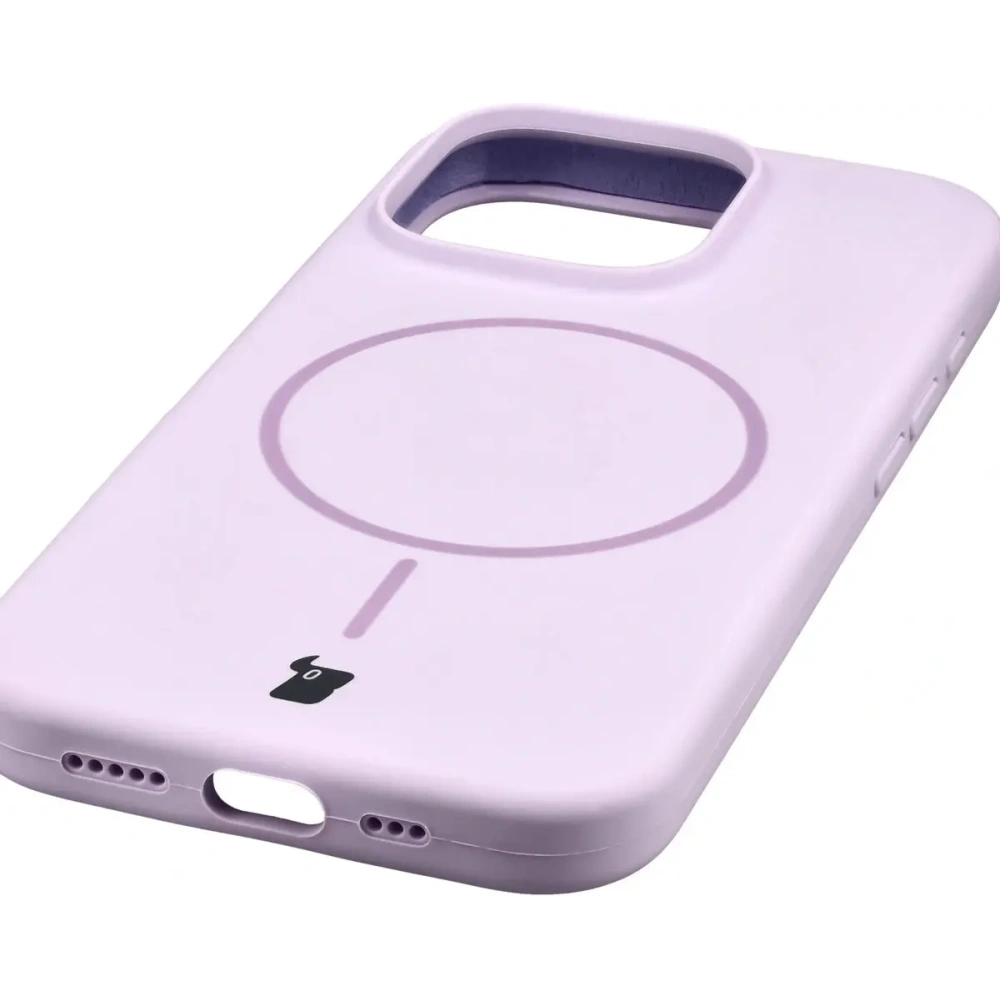 Bizon Soft Case Magnetisch für Apple iPhone 16 Pro helllila