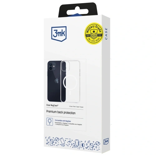 Etui 3MK Clear MagCase do Apple iPhone 12 / 12 Pro