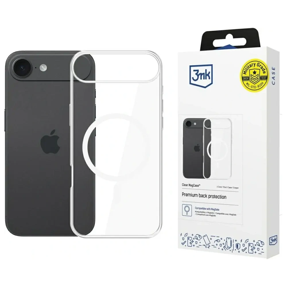 Etui 3MK Clear MagCase do Apple iPhone 17 Air