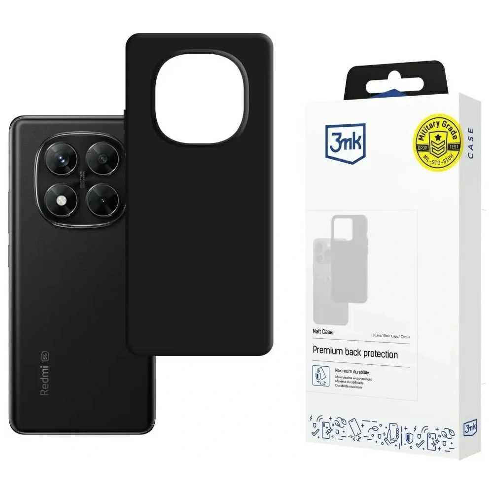 Hurtownia GSM - 3MK Matt Case Pro Redmi Note 14 Pro 5G / Poco X7 5G černý - 3MK16782 - {ean13} - Hurt