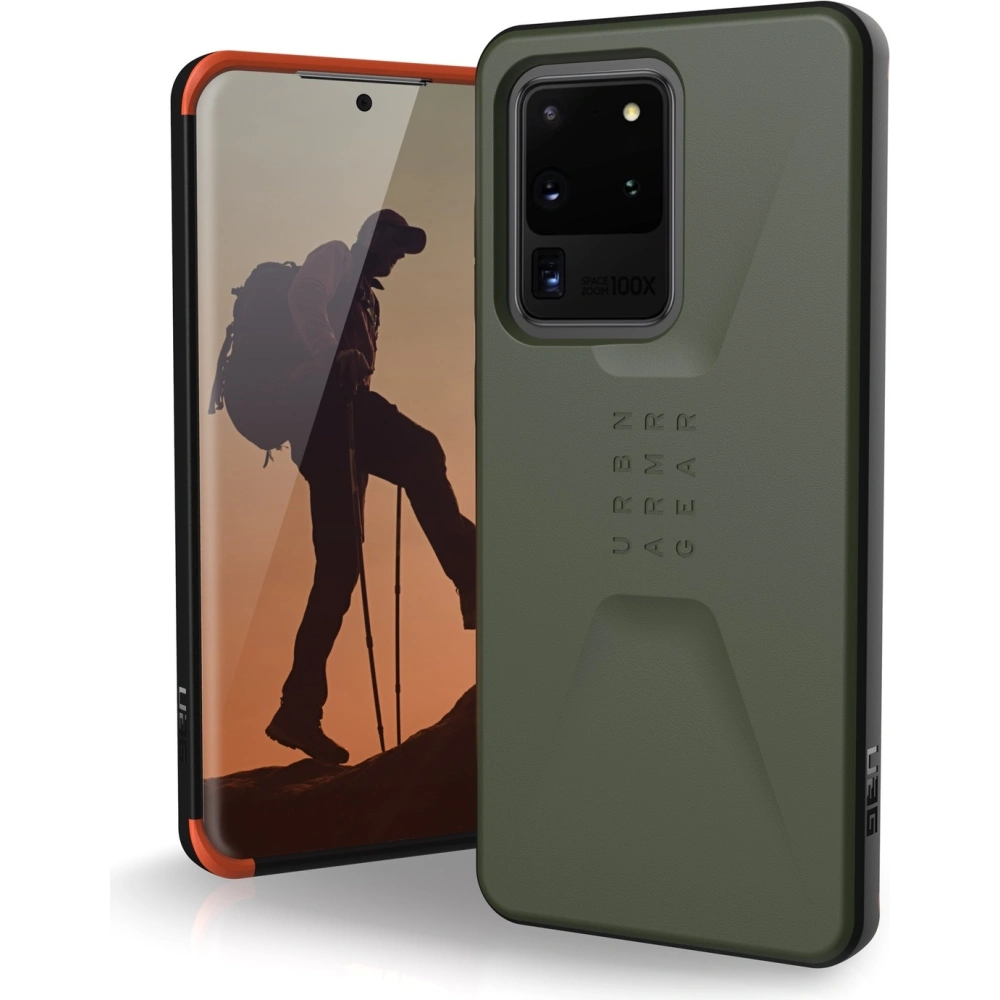 Hurtownia GSM - Urban Armor Gear Samsung UAG Case Zivil Galaxy S20 Ultra (olivgrün) - UAG234OLIV - {ean13} - Hurt