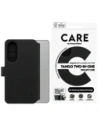 Etui z klapka CARE by PanzerGlass Feature Tango 2w1 Wallet Qi do Samsung Galaxy S25 Edge czarny