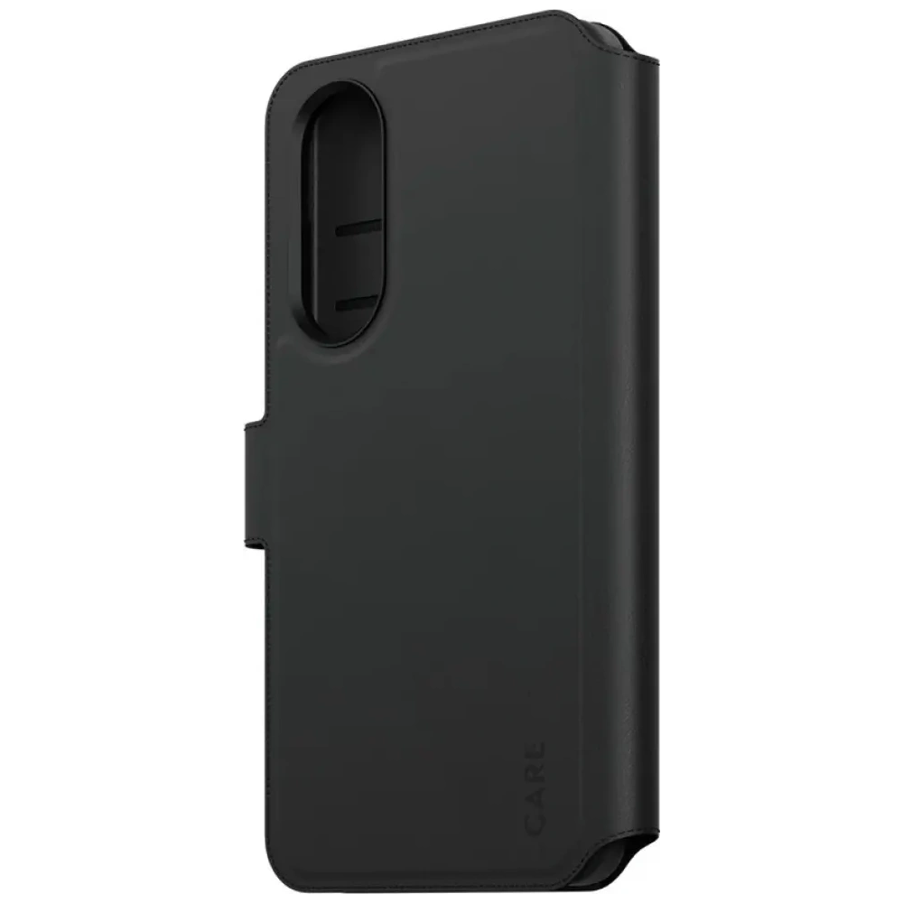 Etui z klapka CARE by PanzerGlass Feature Tango 2w1 Wallet Qi do Samsung Galaxy S25 Edge czarny