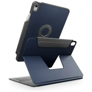 Etui UNIQ Rovus Snapmount Magnetic 360 Rotating Detachable do Apple iPad 10.9" 2022 / 11" 2025 granatowy