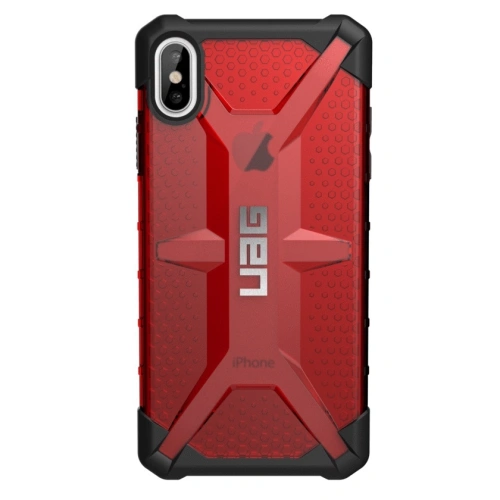 Etui UAG Urban Armor Gear Plasma Apple iPhone XS Max (czerwone przezroczyste)