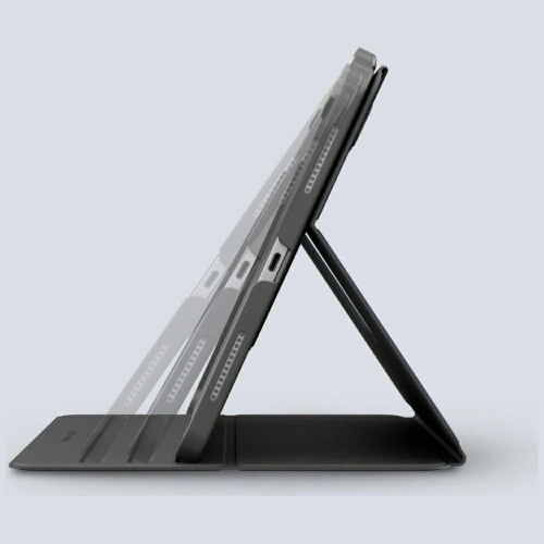 Etui UNIQ Rovus Snapmount Magnetic 360 Rotating Detachable do Apple iPad 10.9" 2022 / 11" 2025 granatowy