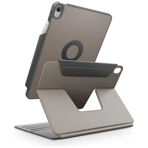 Etui UNIQ Rovus Snapmount Magnetic 360 Rotating Detachable do Apple iPad 10.9" 2022 / 11" 2025 szary