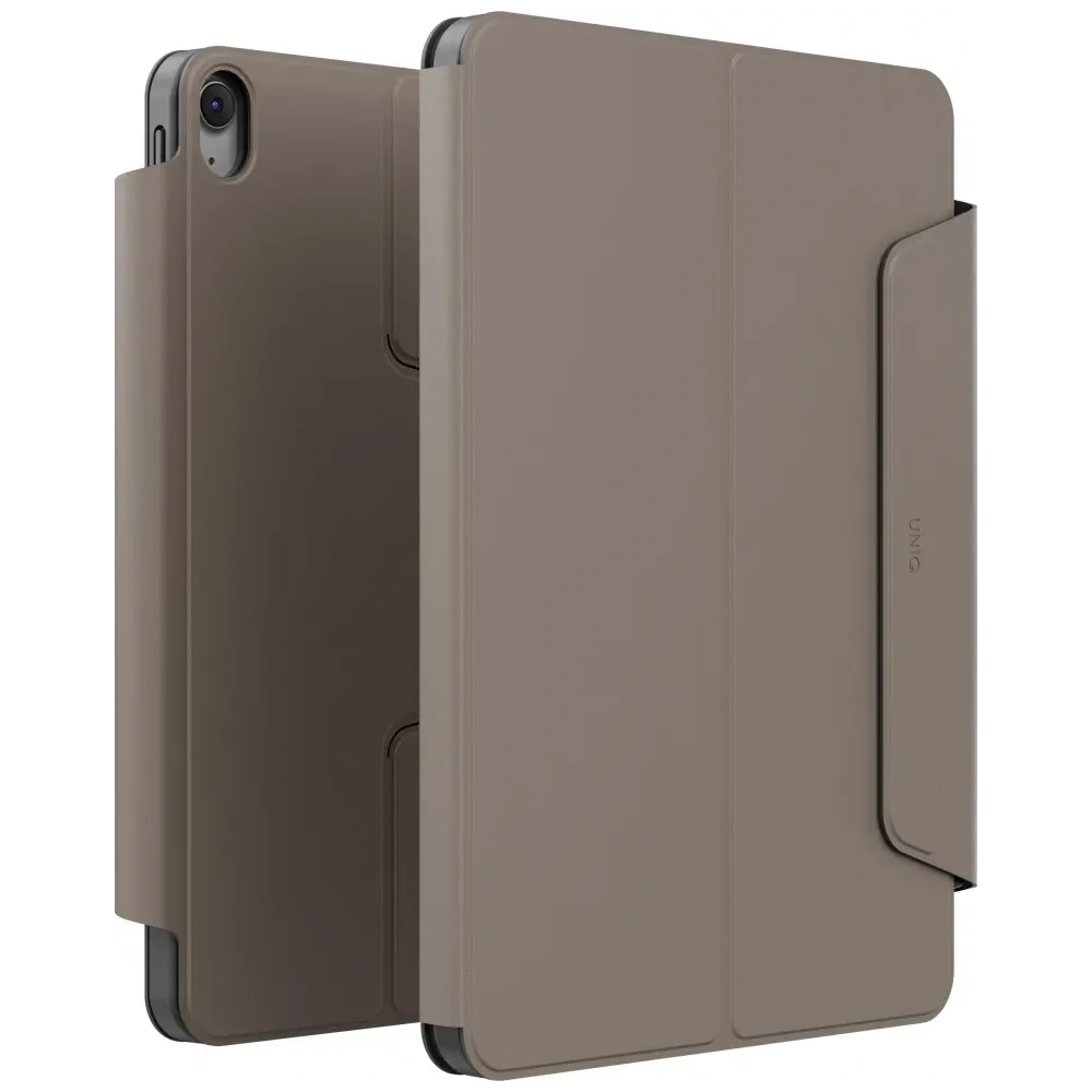 Etui UNIQ Rovus Snapmount Magnetic 360 Rotating Detachable do Apple iPad 10.9" 2022 / 11" 2025 szary