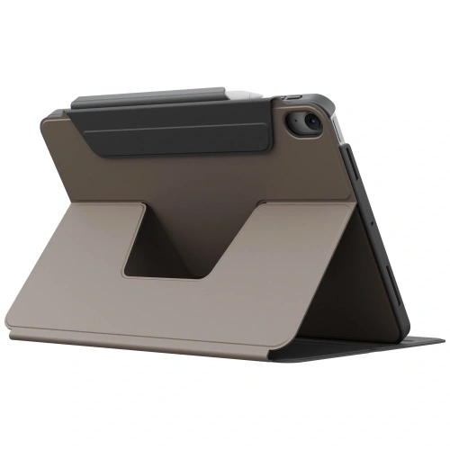Etui UNIQ Rovus Snapmount Magnetic 360 Rotating Detachable do Apple iPad 10.9" 2022 / 11" 2025 szary